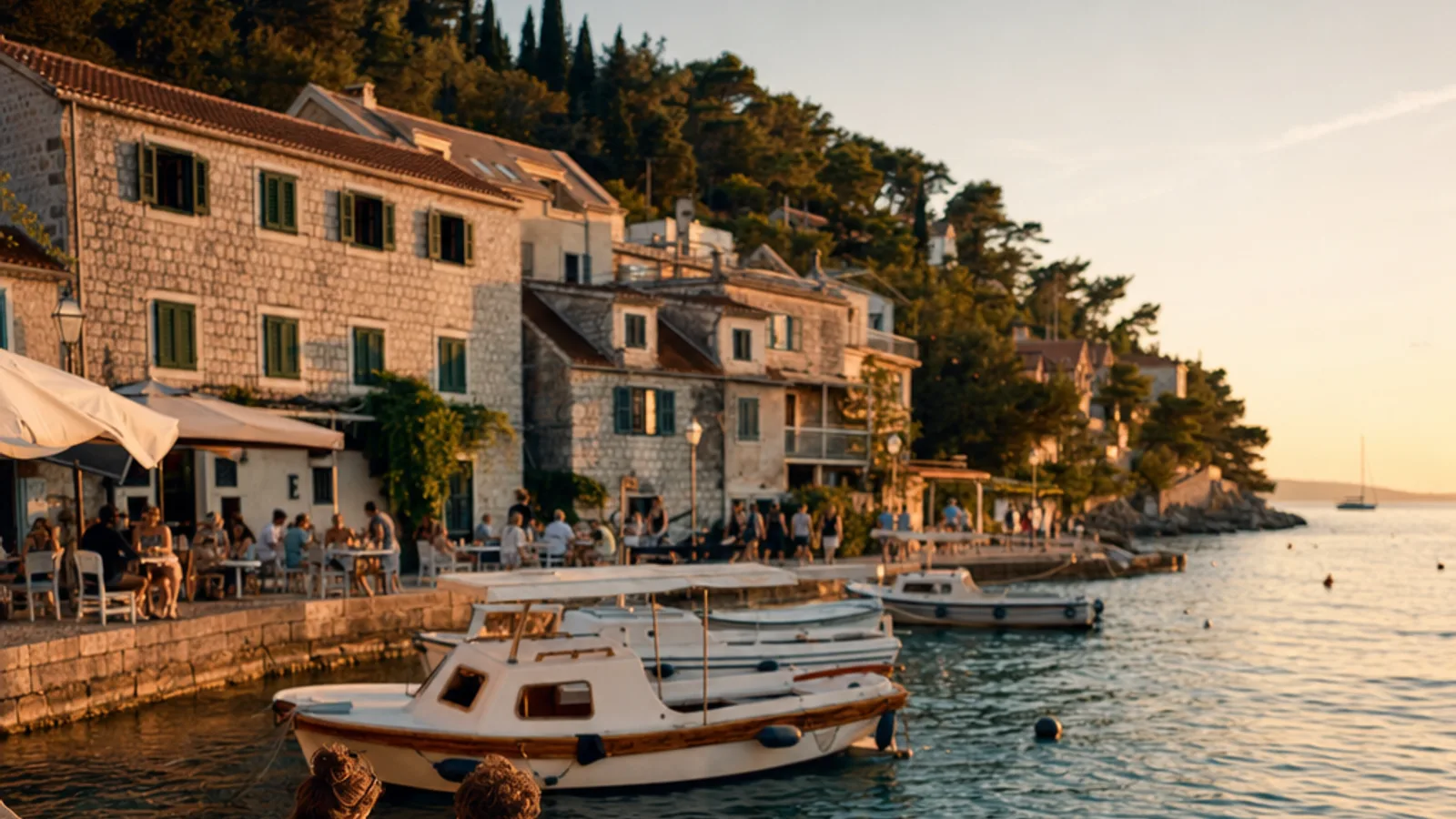 The Croatian Dalmatian Coast