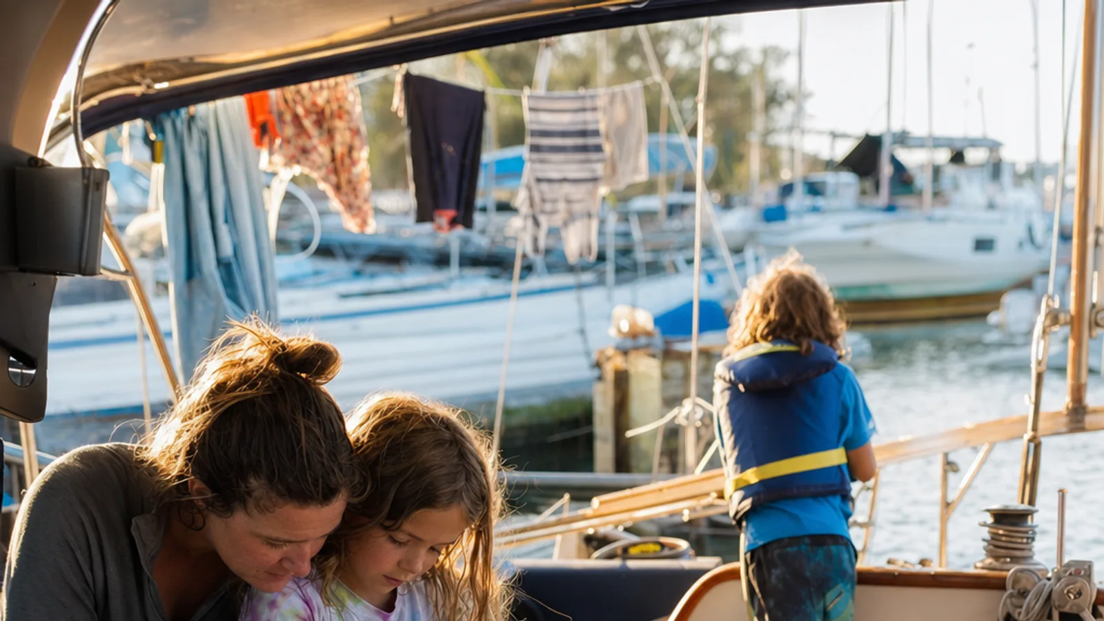 Élever une famille à bord : navigation à temps plein avec des enfants